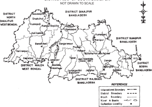 District Map Of South Dinajpur West Bengal Map Shows District Blocks Major And Minor 300x211 